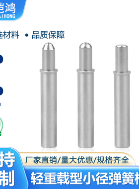 不锈钢轻重载型小径弹簧柱塞MPFL MPFH MPJL MPJH MPTL弹簧定位销