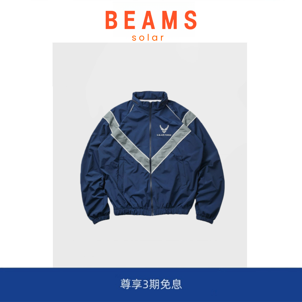 【SOLAR BEAMS】美式工装ARMY反光飞行员夹克速干外套宽松男女款