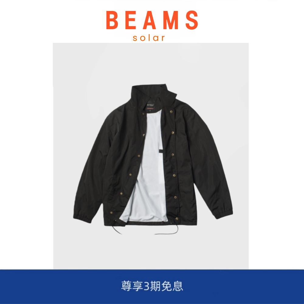 【SOLAR BEAMS】春秋季美式教练夹克潮牌大码迷彩宽松外套男女图片