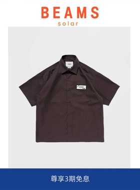 【现货】SOLAR BEAMS REPO/SS/CTPL. 刺绣徽章休闲款夏季短袖衬衫