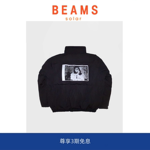 冬季 BEAMS 羽绒棉面包服加厚秋冬保暖日潮立领防风外套 SOLAR