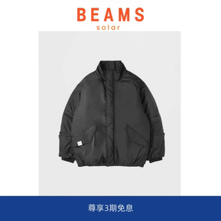余文乐保暖宽松棉服大码 日系立领夹克 BEAMS 外套男 SOLAR