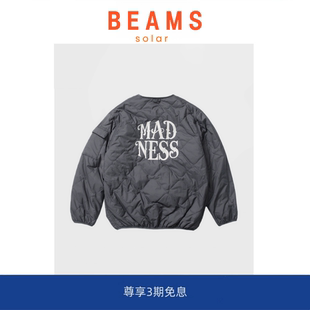 MADNESS刺绣夹棉内胆 BEAMS 余文乐秋冬宽松P棉夹克外套 SOLAR