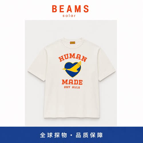 【SOLAR BEAMS】圆筒短袖T恤卡通大雁竹节棉潮牌情侣半袖男女