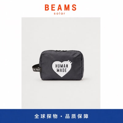【SOLAR BEAMS】日系爱心字母印花便携旅行收纳包随身化妆包