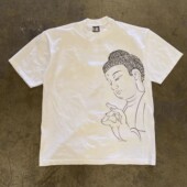 外贸原单正品 潮流港风印花上衣 t恤男女夏季 尾货清仓 重磅纯棉短袖