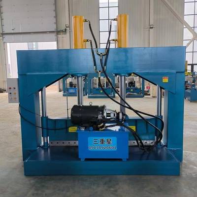 烟片胶切胶机 再生橡胶块液压铡刀 食品袋裁料机