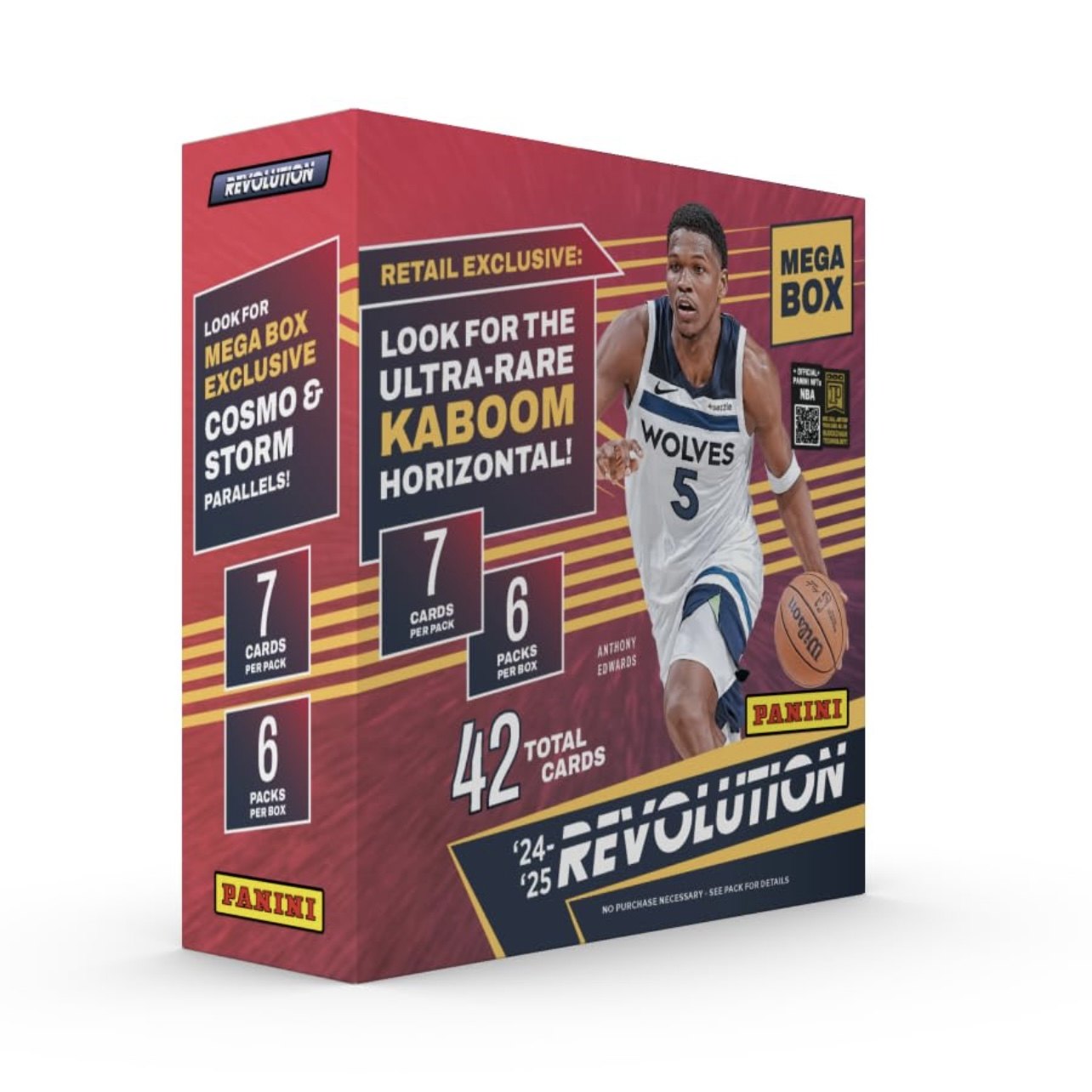 24-25 Panini Revolution Mega NBA篮球 革命手雷卡盒收藏球星卡,模玩/动漫/周边/娃圈三坑/桌游,收藏卡牌/卡片,淘宝优惠券,粉丝福利购,淘宝优惠卷