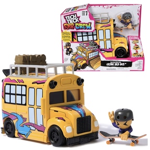 Crew手指滑板人物变形巴士车训练场地男孩礼物 Sk8 美国Tech Deck