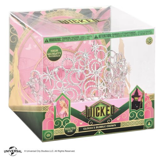 美国wicked Glinda's Bubble Crown魔法坏女巫皇冠头饰女孩万圣节