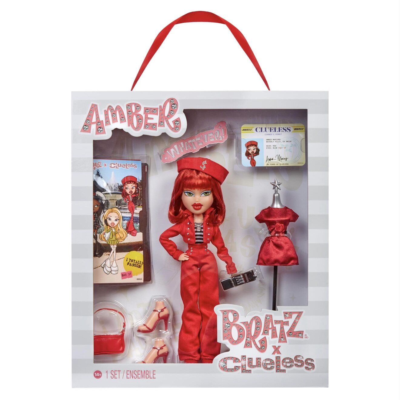 新款贝兹 Bratz Clueless 收藏电影时尚娃娃带配饰Amber人偶娃娃