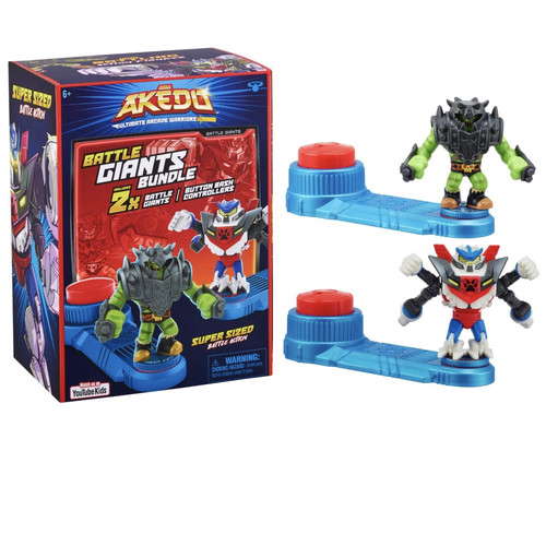 美国AKEDO巨人战士公仔套装Battle Giants Bunole稀有人物男礼物