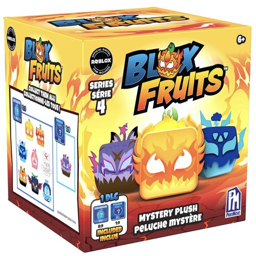 美国Blox Fruits 四代玩具水果宠物公仔DLC码异特龙果实游戏盲盒