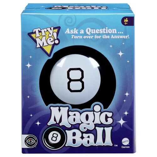 美国代购mattel Magic 8 Ball魔力8号球怪奇物语许愿球桌游魔法球