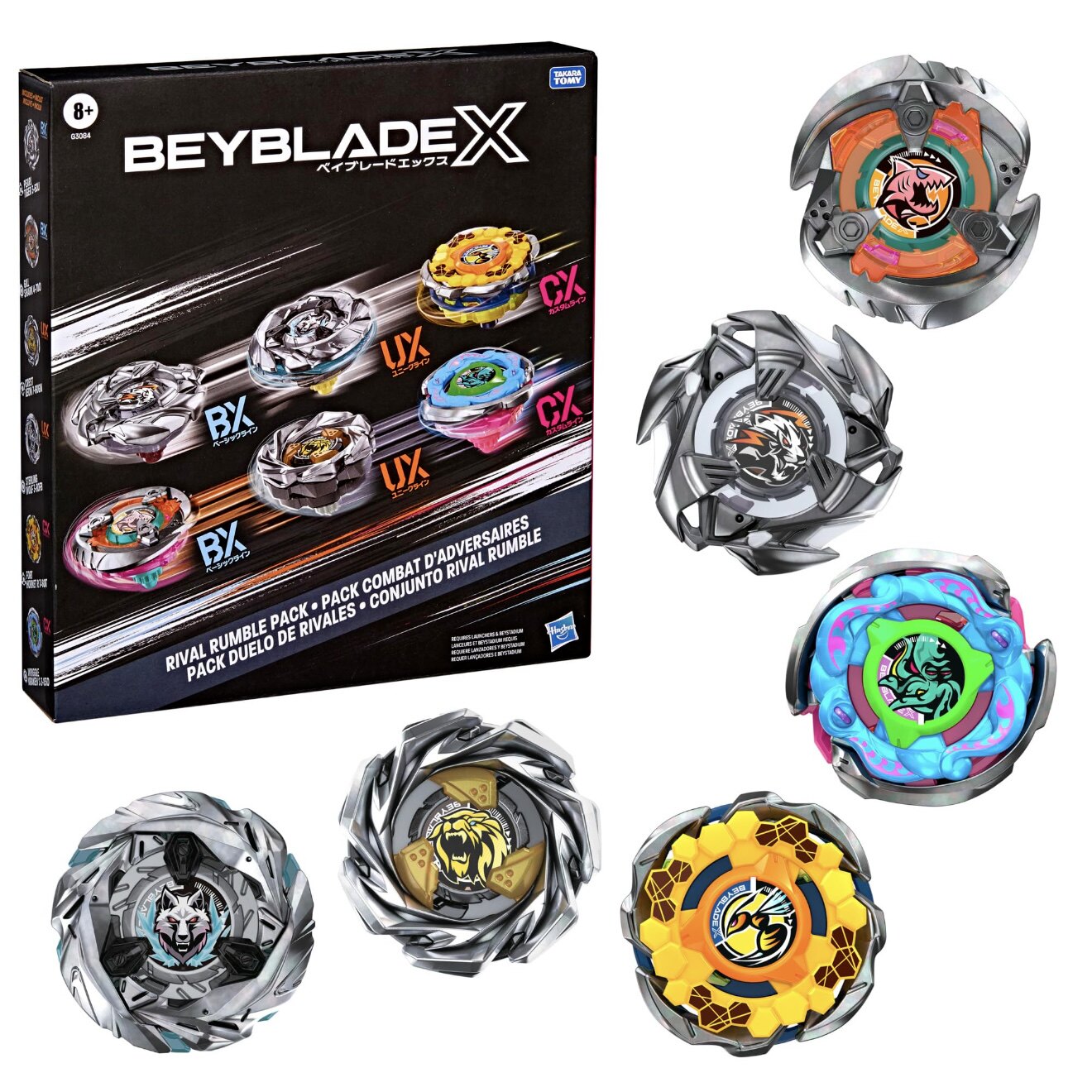 BEYBLADEX战斗陀螺对战合金陀螺多款组合套装儿童玩具美区限定款