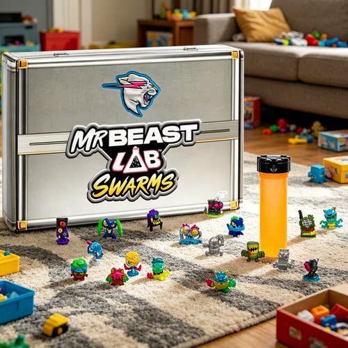MrBeast Lab Swarms野兽先生实验室小虫礼盒套装 迷你怪兽人偶