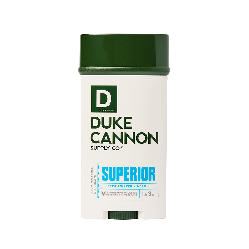 Duke Cannon美国 Superior优质湖水橙花无铝去除异味男士除臭棒