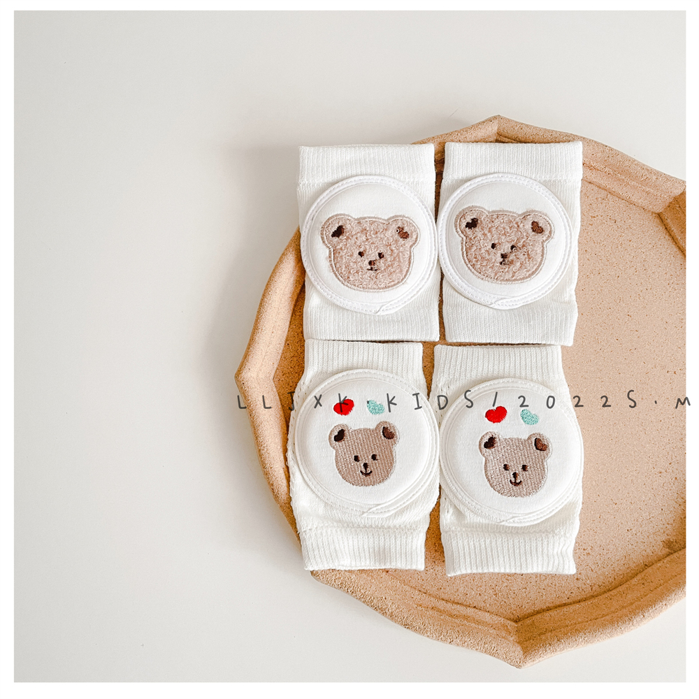 ins夏季薄款宝宝护膝婴儿纯棉网状母婴用品爬行儿童学步护肘神器