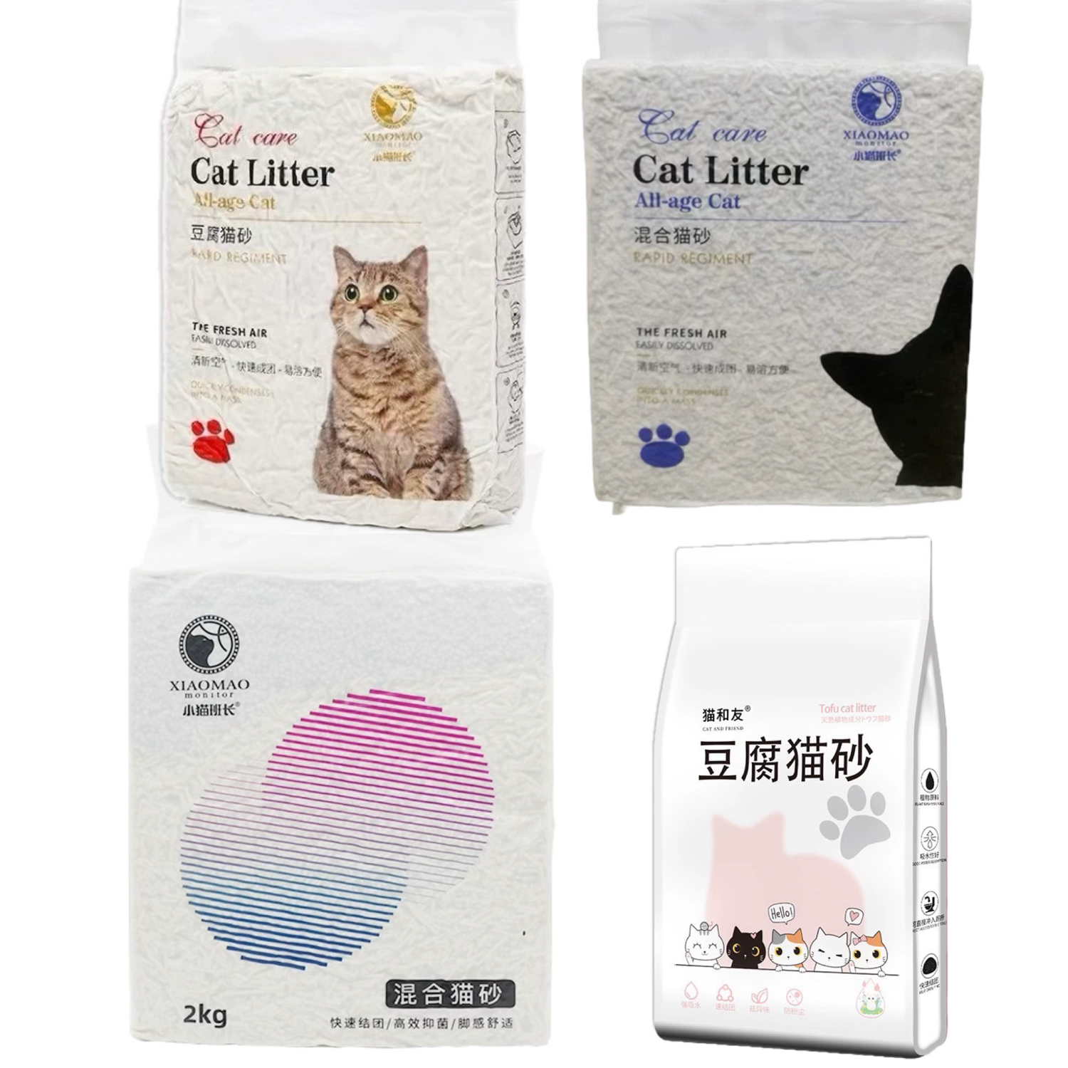 无尘除臭6L豆腐猫砂小猫班长混合