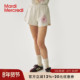 MardiMercredi小雏菊迷你三分超短裤 新款 女复古美式 运动辣妹夏季