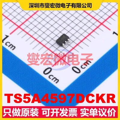 TS5A4597DCKR SC-70-5 模拟开关/多路复用器芯片IC
