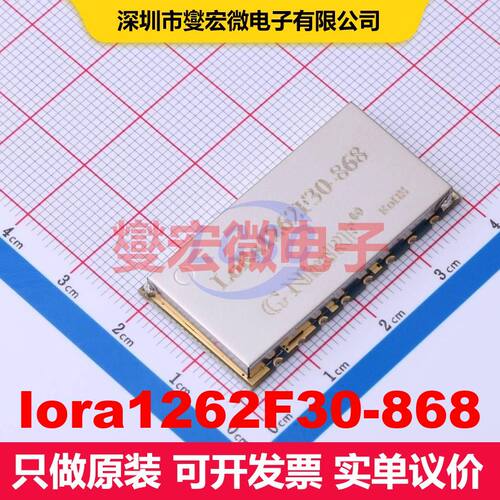 lora1262F30-868 SMD,38x20mm 射频收发器模块和调制解调器 射频
