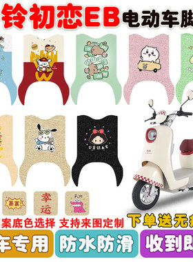 适用台铃初恋EB电动车脚垫TD1000DT-27F丝圈防水防滑脚踩踏垫定制