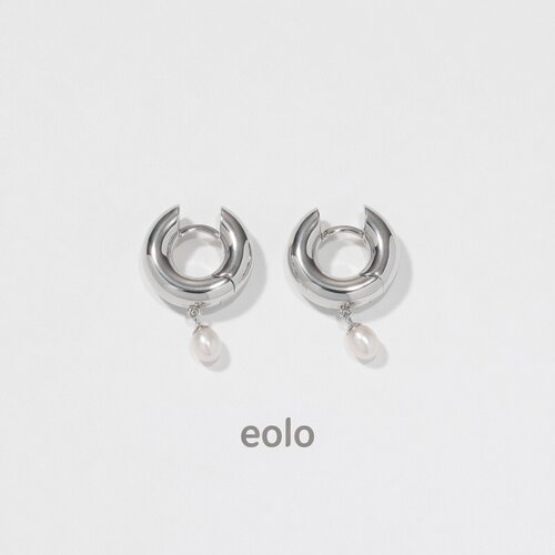 EOLO跳动珍珠耳环女耳圈