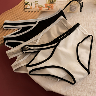 少女士三角短裤 内裤 薄款 小蛮腰性感夏季 女纯棉100%全棉裆日系修身