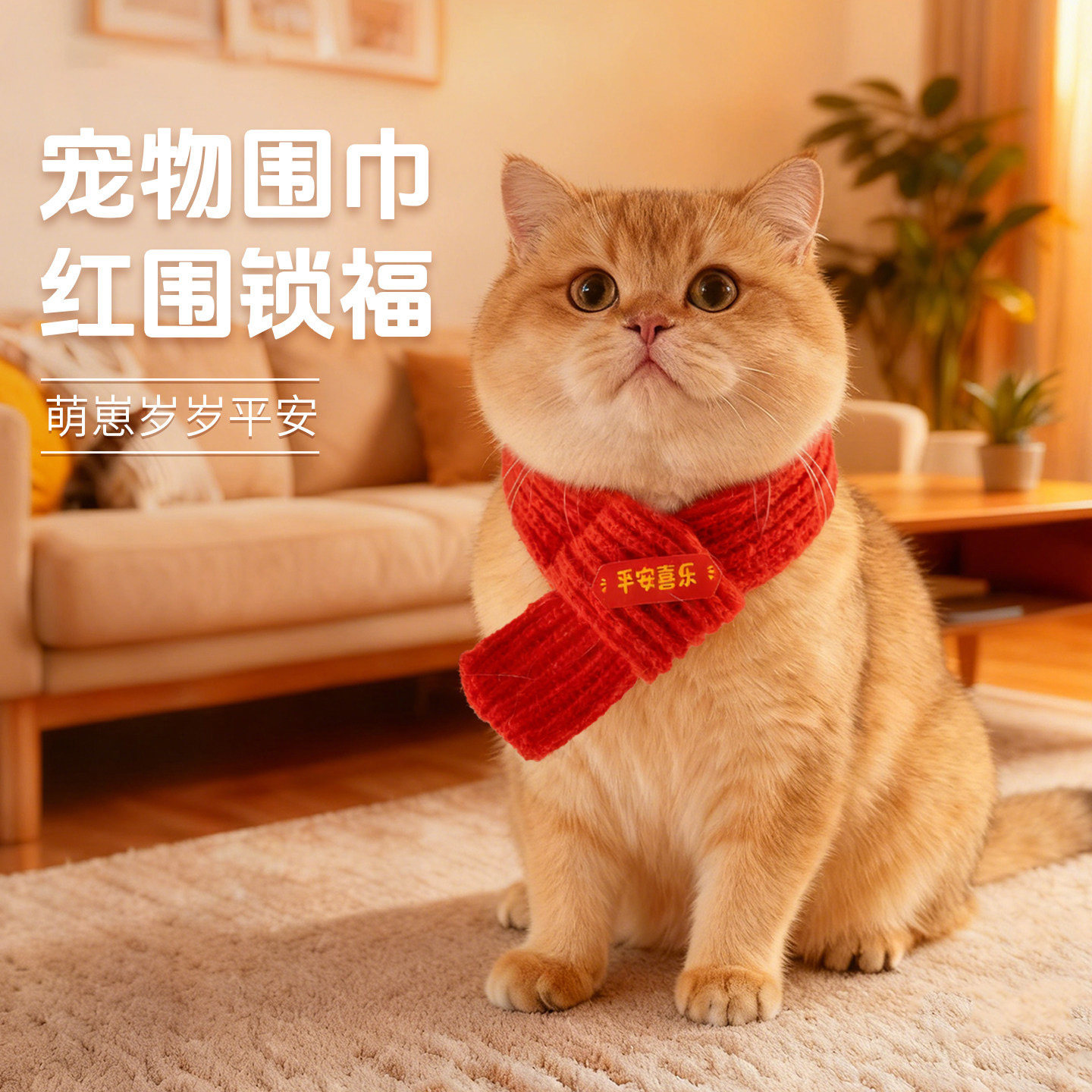 猫咪新年围巾宠物围脖红色保暖中国风口水巾围兜狗狗新年装饰品,宠物/宠物食品及用品,围巾/口水巾,淘宝优惠券,粉丝福利购,淘宝优惠卷