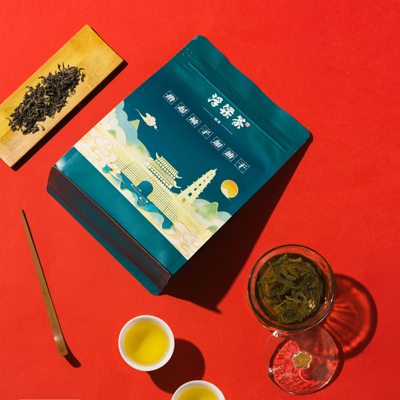 浮梁绿茶清香袋装250g办公佳品