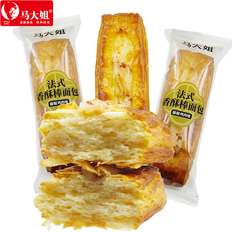 法式香酥棒藤椒鸡肉味调理面包