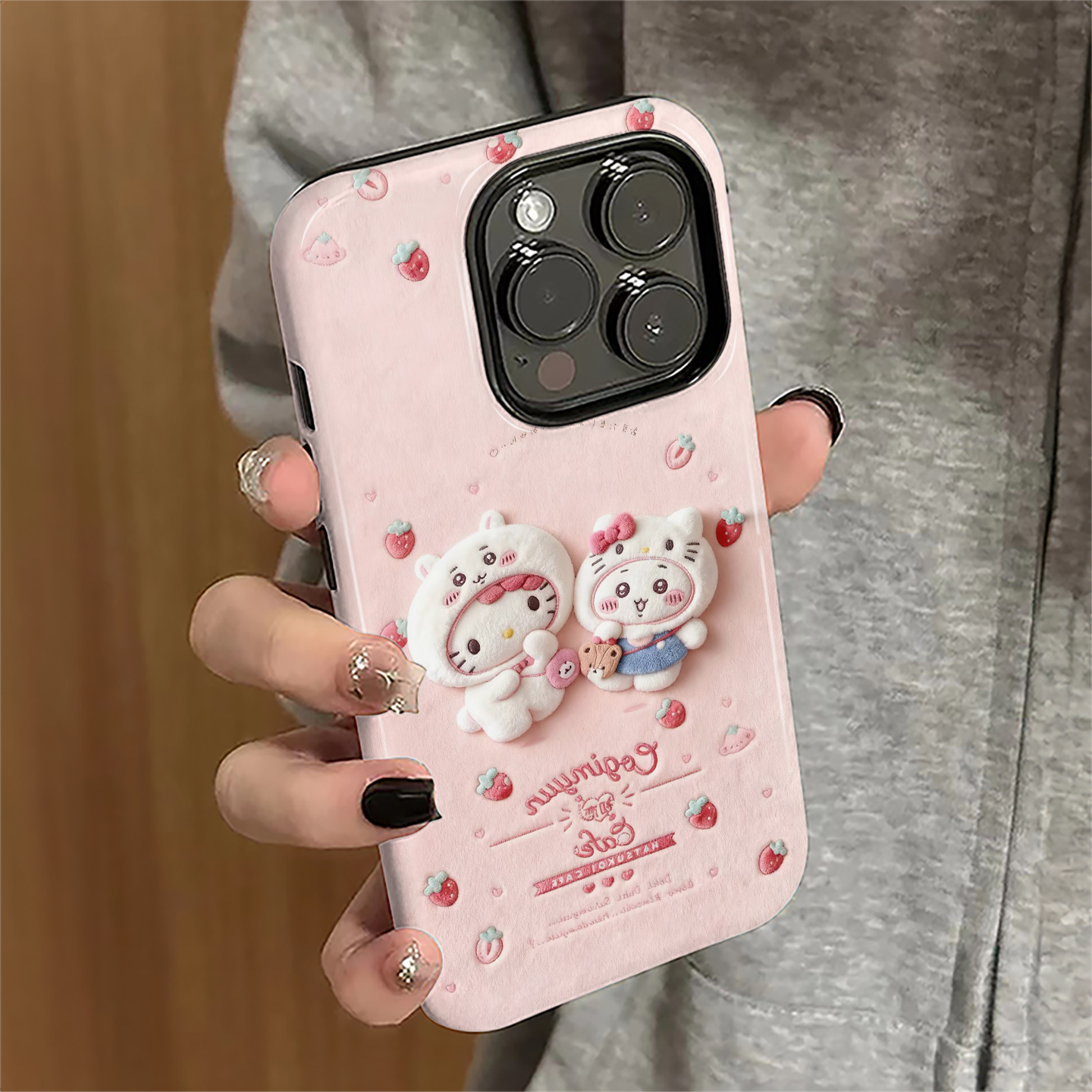 kt猫小八适用苹果17promax手机壳iPhone16pro可爱iP15pro女14卡通13新款12日韩xsmax防摔11保护套8/7plus菲林