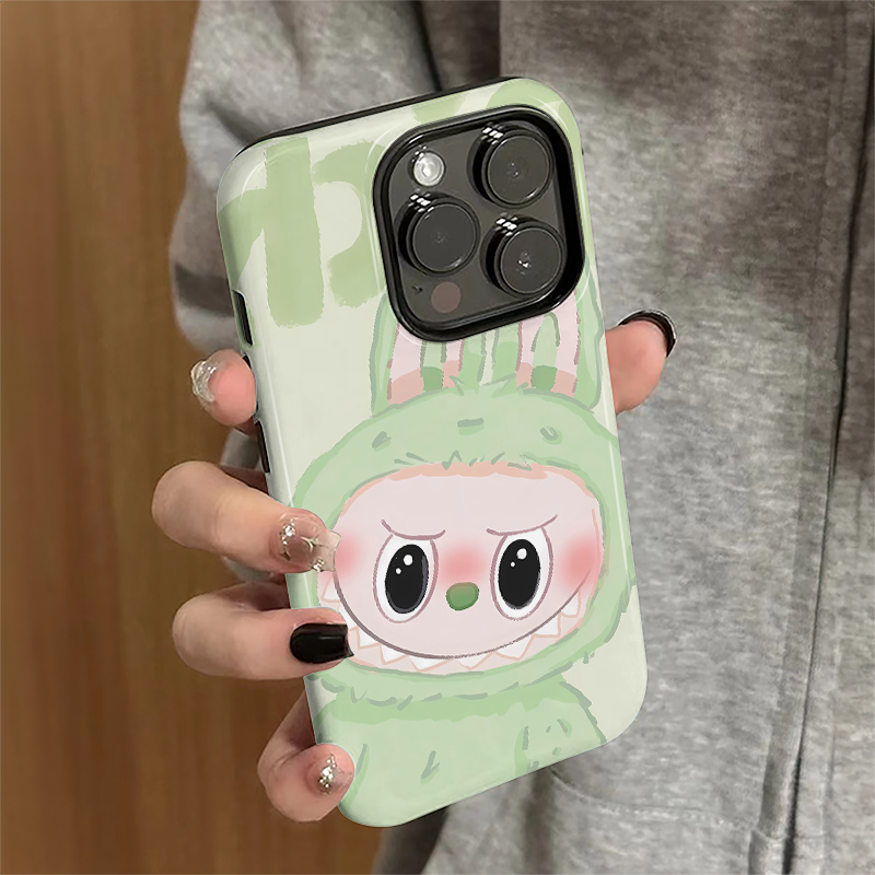 适用苹果16promax手机壳苹果15pro新款iPhone13可爱iP14pro女16e简约12拉布布8卡通11防摔xsmax套7plus菲林xr