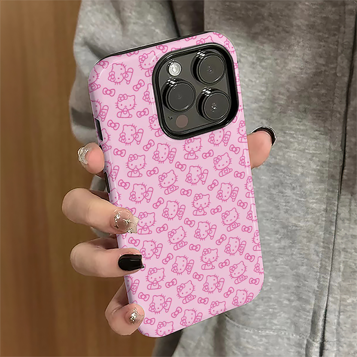 适用苹果16promax手机壳苹果15pro新款iPhone14简约iP13女12卡通7plus防摔11套8满屏kt猫xsmax可爱16e菲林xr