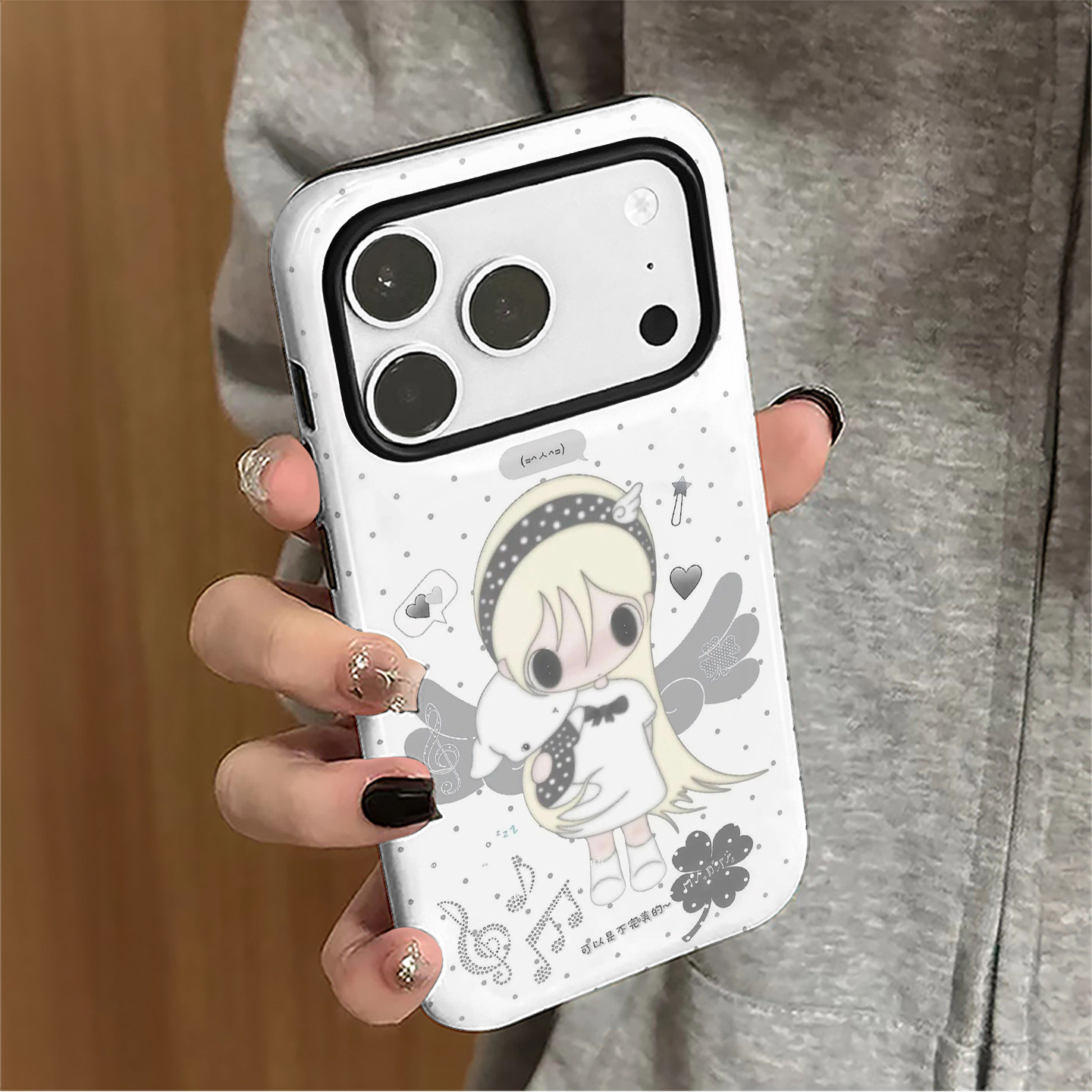 野有上秋适用苹果18promax手机壳iPhone17pro可爱16新款15女14卡通防摔简约13华为8plus小米保护套oppo菲林xs