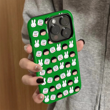 适用苹果16手机壳新款iPhone15promax简约iP14/13女16e卡通12可爱7樱桃小丸子11防摔xsmax保护套8plus菲林xr