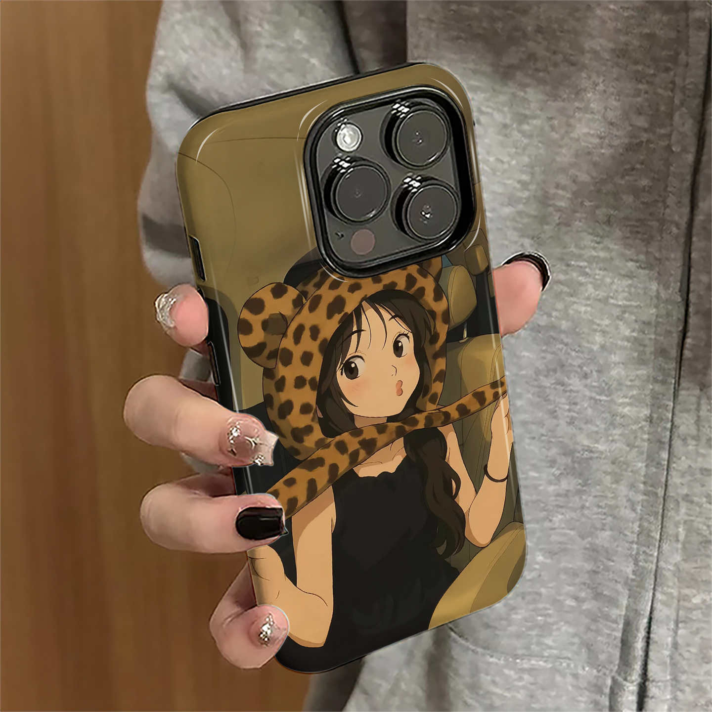 适用iPhone16pro手机壳苹果15promax新款苹果13简约iP14女12个性11防摔xsmax套7plus豹纹女孩8硅胶xr菲林16e
