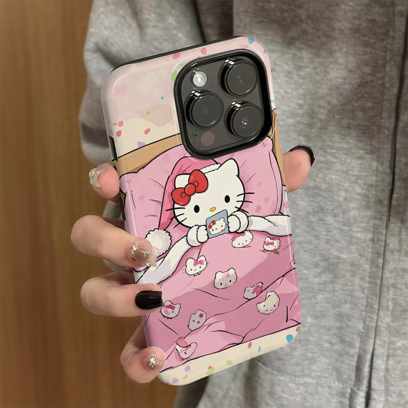 适用苹果16手机壳新款女iPhone15promax卡通iP13/14硅胶xr防摔保护套pro可爱iP7/8小众plus被子kt猫xsmax外壳