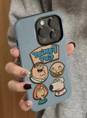 适用苹果15promax手机壳新款iPhone15pro简约iP14/13女16e卡通12恶搞之家7可爱xsmax防摔11保护套8plus菲林xr