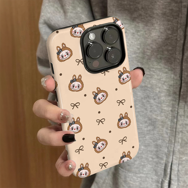 适用苹果16promax手机壳新款iPhone15女iP13/14硅胶xr防摔保护套卡通pro可爱iP7/8小众plus拉布布头像xsmax外