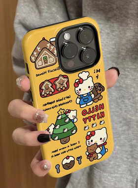 适用苹果15手机壳女iPhone16promax新款14pro可爱iP13硅胶xsmax防摔7/8保护套iP11/12小众plus厨师kt猫xr外壳