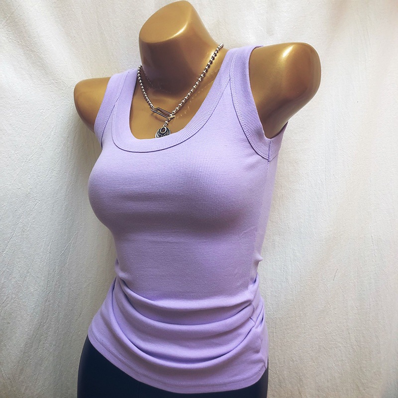 Thread cotton slim bottom top for women 螺纹纯棉修身打底上衣