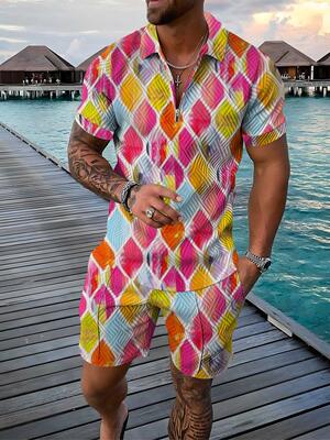 短裤套装男士短裤套装男士