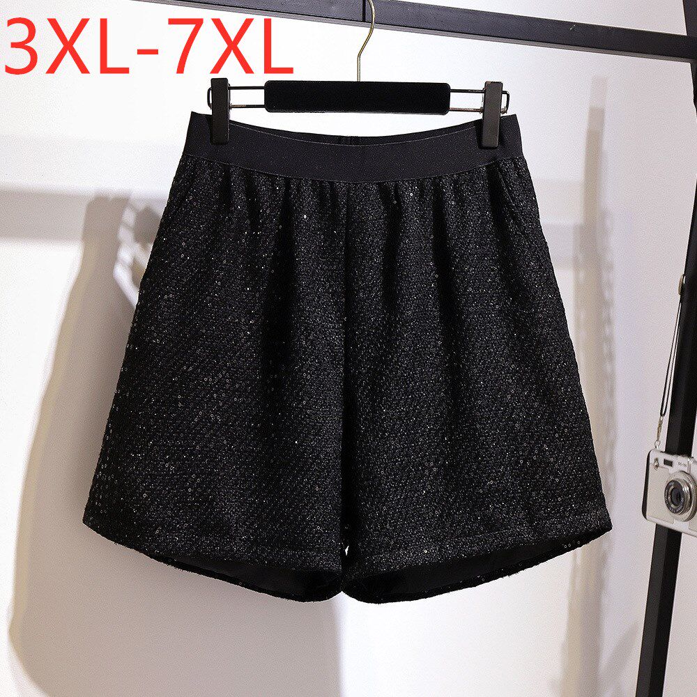 Fashion Slim Fit High Waist Wide Leg Shorts 修身高腰阔腿短裤