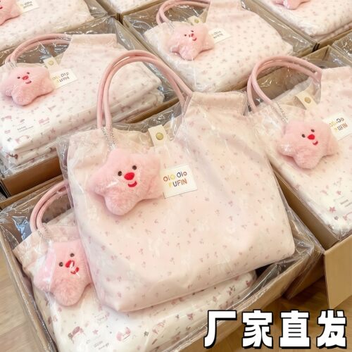 小海狸通勤大容量手提单肩包