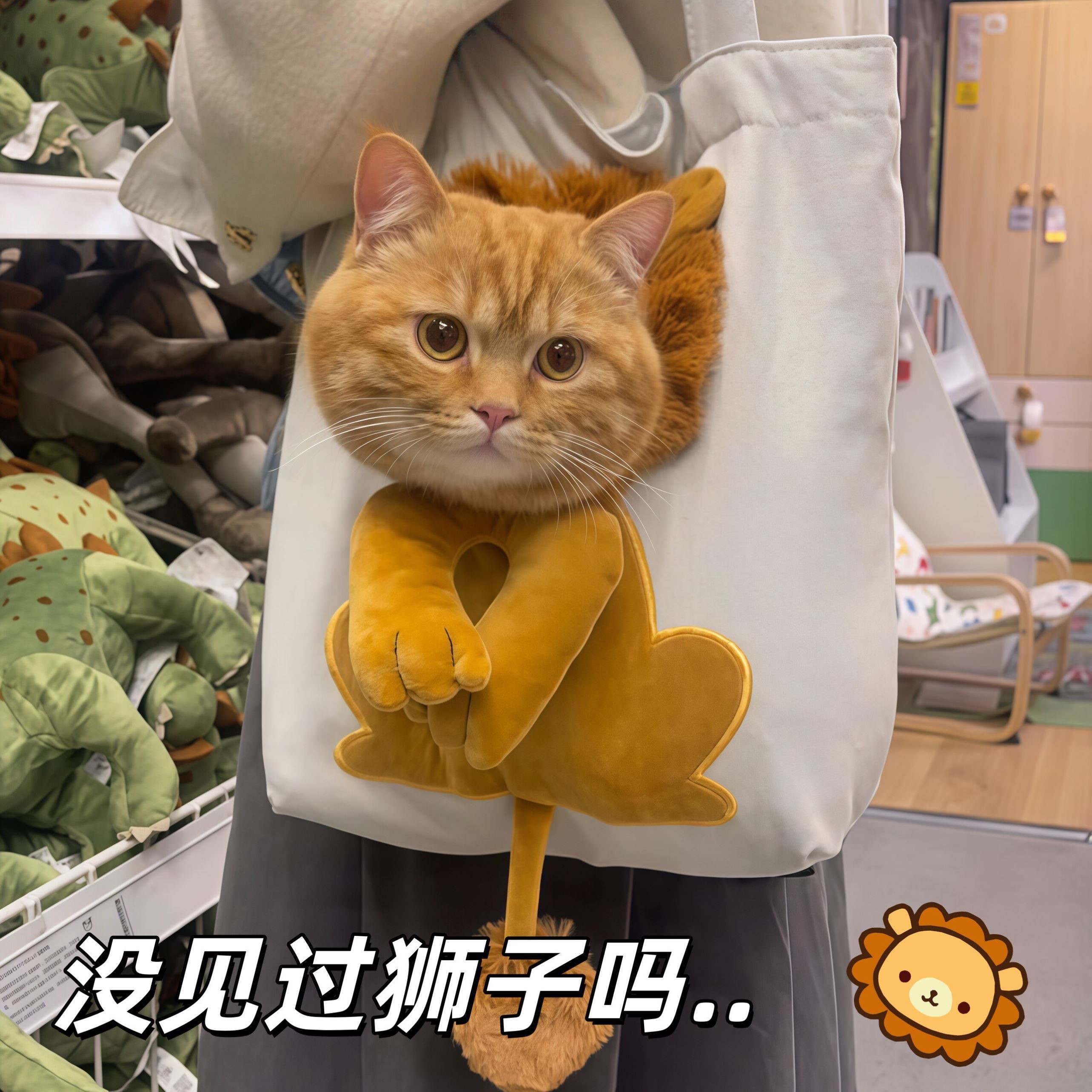 小狮子猫狗可露头全包裹外出包