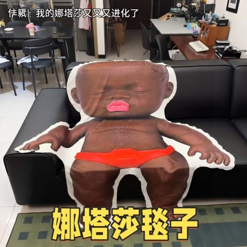 娜塔莎毛毯四季通用法兰绒沙发盖毯学生宿舍午睡毛毯抽象整蛊毛毯