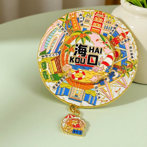 中国城市文创金属冰箱贴旅游纪念