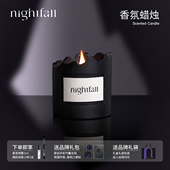 nightfall香薰蜡烛小众艺术香薰礼盒送男友圣诞礼物室内持久扩香